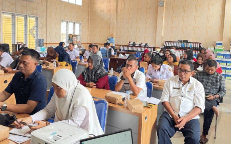 Dinas Perindagkop UKM Kobar Gelar Rapat Kalender Event 2024