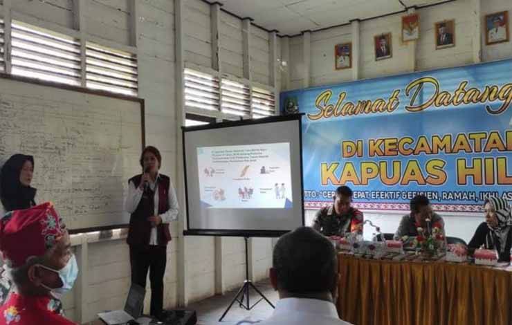 Forum Puspa Kapuas Sosialisasikan Praktik Baik Promosi Anti Kekerasan di Kecamatan Kapuas Hilir