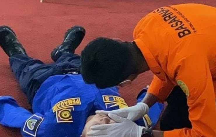 KPP Palangka Raya Berikan Materi Medical First Responder Kepada Anggota Pemadam