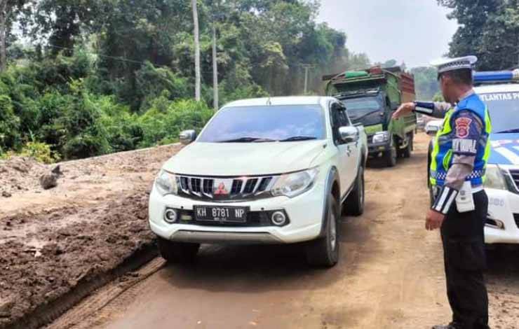 Satlantas Polres Katingan Tingkatkan Patroli di Jalan Trans Kalimantan
