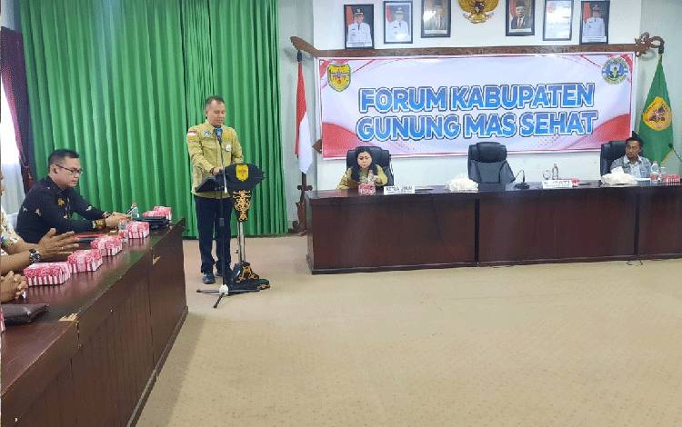 Bupati Gunung Mas Berharap Pengurus Kecamatan Sehat hingga Kelurahan/Desa Segera Dibentuk