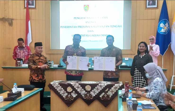 Sugianto Sabran Harap Dukungan Penuh UGM Bangun Sektor Kelautan dan Perikanan Kalteng
