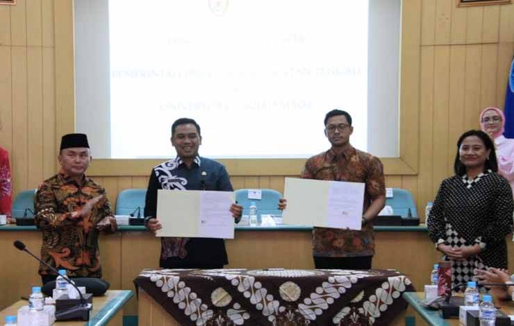 Disbun Kalteng Bersama FEB UGM Dorong Pengembangan Produk Perkebunan