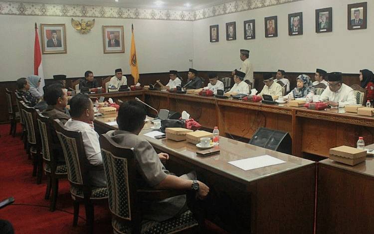 DPRD Kalteng Gelar Audensi Dengan MUI, ini yang Dibahas