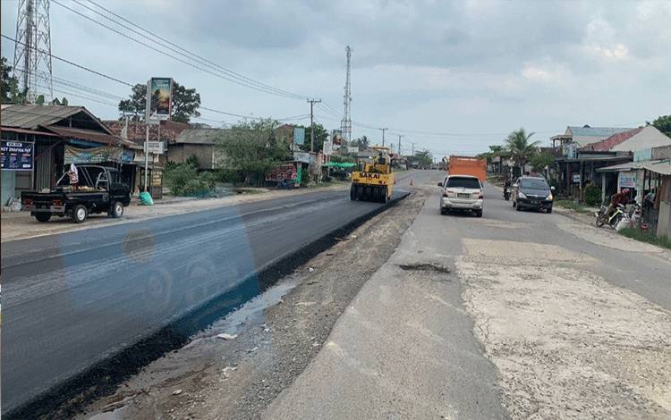 Dewan Kobar Apresiasi?Jalan A Yani Pangkalan Banteng Sudah Diaspal