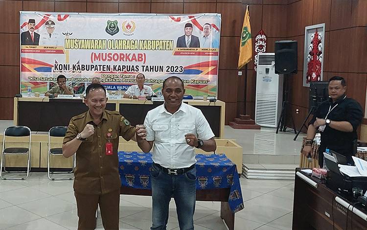 Unggul Satu Suara, Septedy Terpilih Jadi Ketua Umum KONI Kapuas Periode 2023-2027