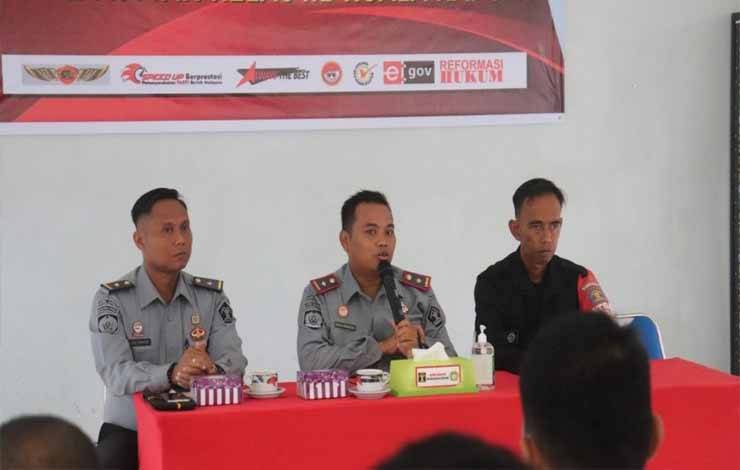Kepala Rutan Kapuas Berikan Penguatan Tugas Pokok dan Fungsi Petugas