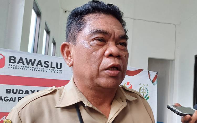 Asisten I Sekretariat Daerah Kabupaten Kotawaringin Timur Rihel, Selasa, 7 November 2023. (FOTO: DEWIP)