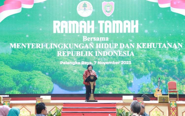 Menteri LHK Sampaikan Alasan Puncak Hari Konservasi Alam Nasional 2023 di Kalteng