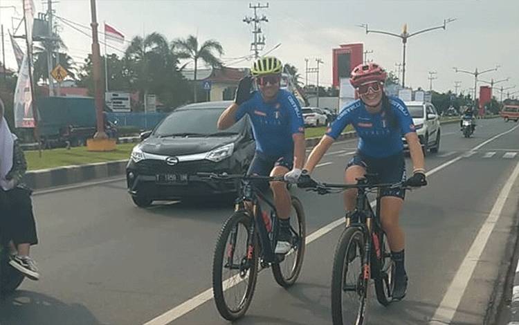 Rider Dunia UCI Eliminator World Championship Mulai Berdatangan ke Palangka Raya
