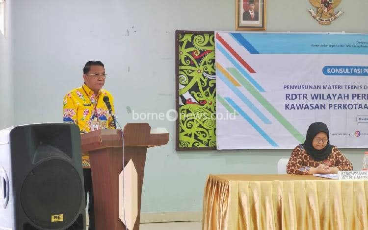 Sekda Gunung Mas Hadiri Konsultasi Publik II RDTR Perkotaan Rungan