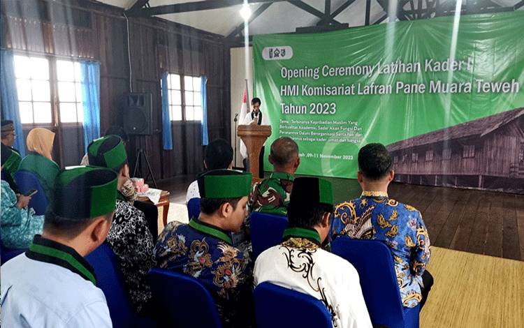 HMI Komisariat Lafran Pane Muara Teweh Gelar Pelatihan Kader, Ini Harapan Pemkab Barito Utara