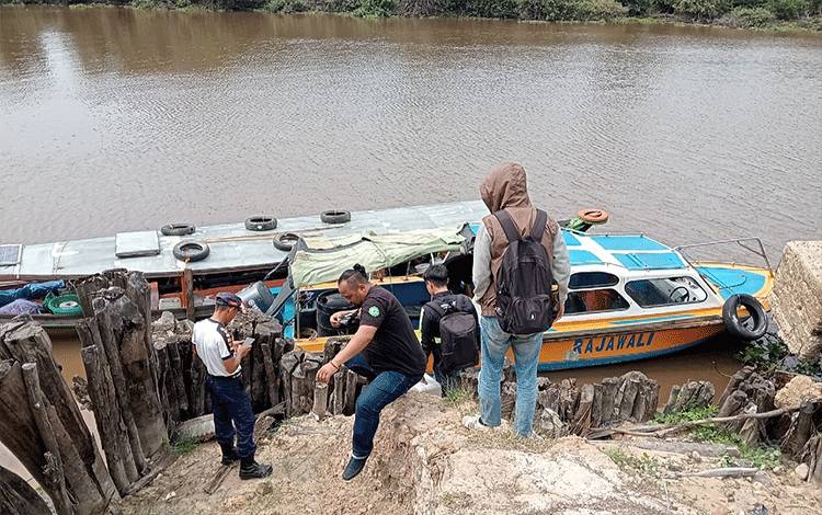 Dishub Barito Timur Dampingi Konsultan Cek Kelayakan Pelabuhan Telang Baru