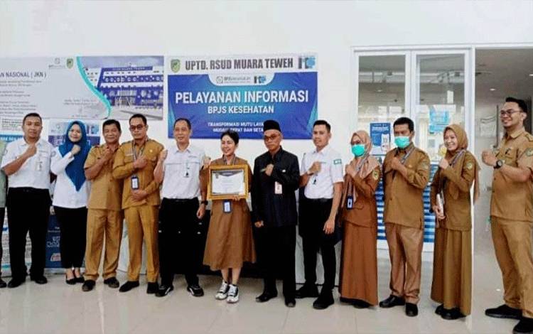 RSUD Muara Teweh Terima Sertifikat FKRTL dari Kedeputian Wilayah Tahun 2023