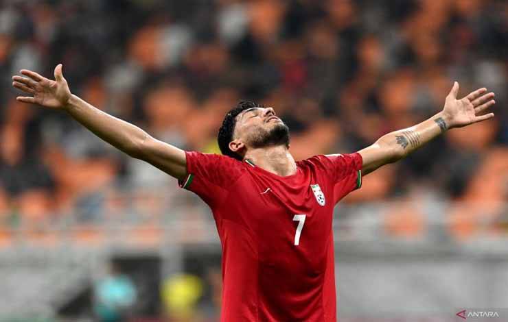 Gholizadeh Sebut Ucapan Pelatih jadi Kunci Iran Taklukkan Brazil