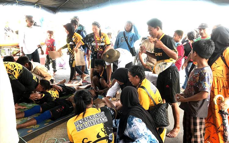 Sejumlah Peserta Lomba Dayung Bupati Cup 2023 Pingsan di Pangkalan Bun