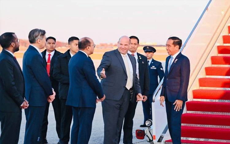 Jokowi Tiba di Washington D.C. untuk Bertemu Joe Biden