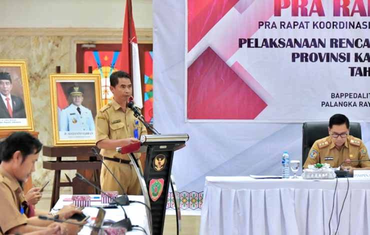 Bappedalitbang Kalteng Sinkronkan Data Capaian Rencana Pembangunan