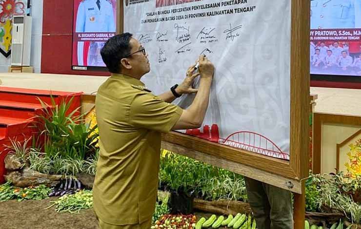 Pj Bupati Barito Timur Hadiri Rakor Penyelenggaraan Pemerintahan Desa
