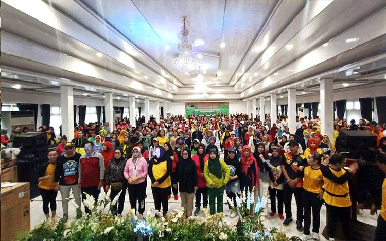 Ratusan Peserta Ikuti Perwosi Aerobic Competition dan Party Zumba 2023, Lansia juga Ikut