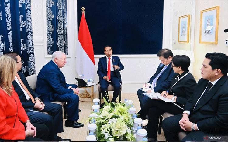 Jokowi Terima Bos Freeport McMoRan di Washington DC Amerika Serikat, Saham Indonesia akan Bertambah
