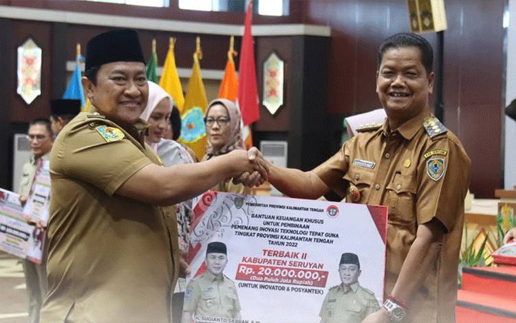 Pj Bupati Seruyan Hadiri Pengukuhan Pengurus DPD APDESI