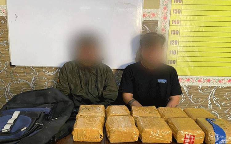 Tim Gabungan Tangkap Penyeludup 10 kg Sabu di Batas RI-Malaysia