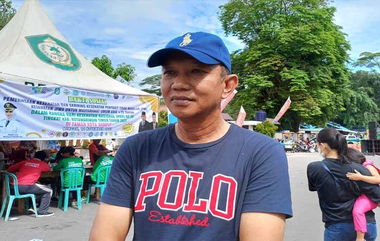 Kepala Dinas Kependudukan dan Catatan Sipil Kotim Agus Tripurna Tangkasiang. (FOTO: DEWIP)