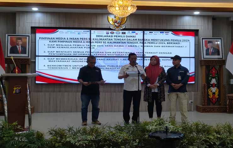 Deklarasi Pemilu Damai, Wujud Komitmen Insan Pers untuk Kemaslahatan Publik
