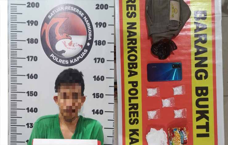 Edarkan Sabu, Residivis Ini Diringkus Satresnarkoba Polres Kapuas