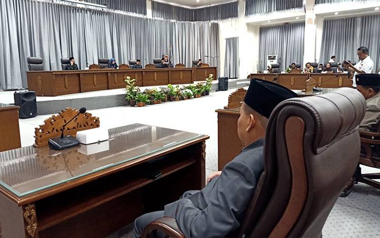 Ketua DPRD Pimpin Rapat Paripurna DPRD Terkait Rancangan APBD 2024