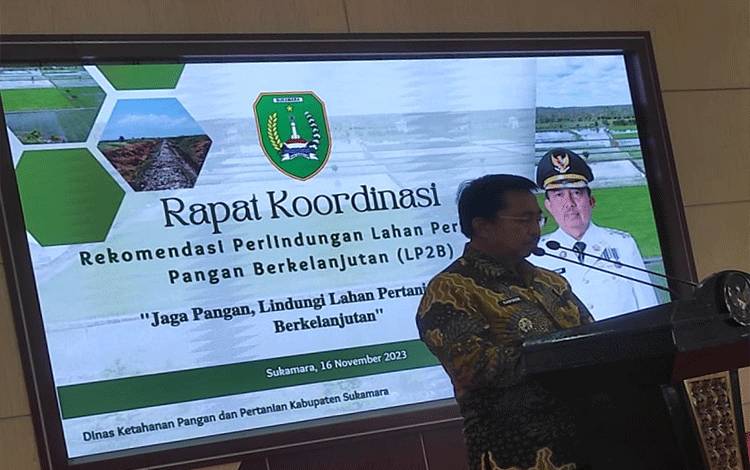 Seluruh Desa di Sukamara Diminta Anggarkan Program Penguatan Ketahanan Pangan