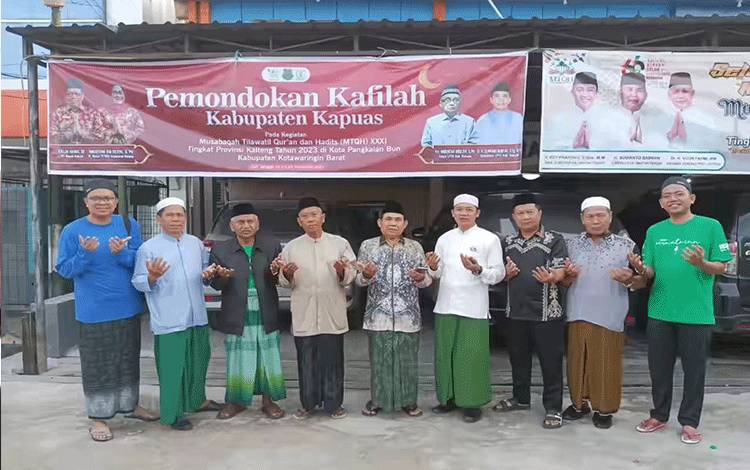 Ikuti Rangkaian MTQH ke XXXI, Kafilah Kapuas Tiba di Pangkalan Bun