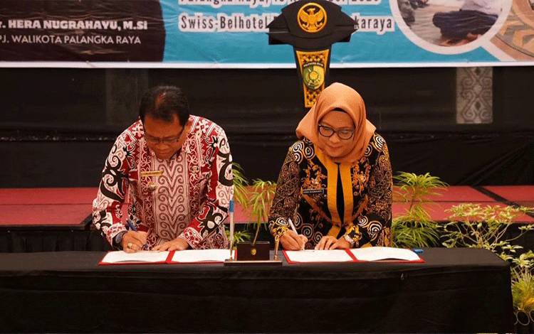 MoU dengan Pemkab Kapuas, Pj Wali Kota Palangka Raya Ingin Ada Inovasi Sektor Pembangunan