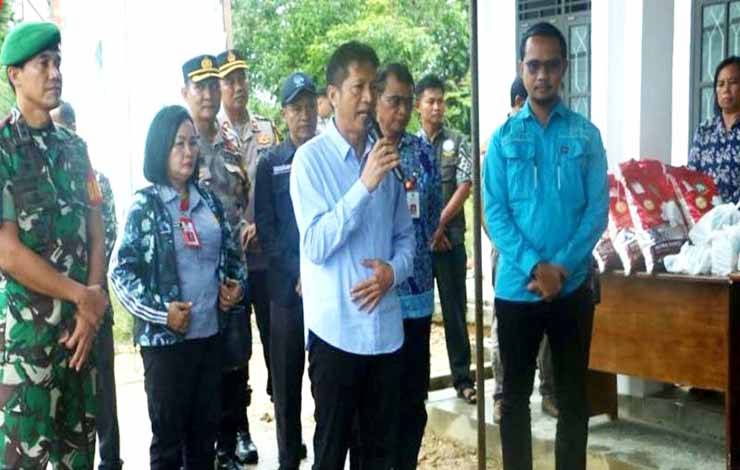 Pj Bupati Tinjau Pasar Murah di 5 Desa Kecamatan Teweh Tengah