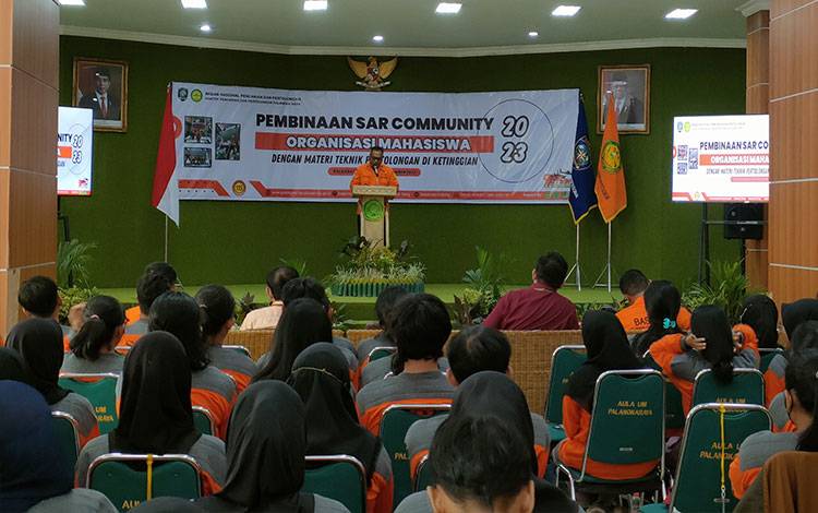 Kantor Pertolongan dan Pencarian Palangka Raya Gelar Pembinaan SAR Community