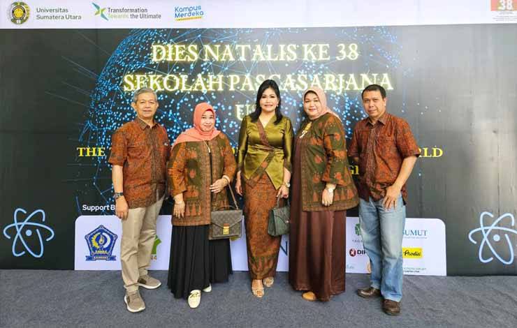 Dies Natalis Pascasarjana Universitas Sumatera Utara ke 38 Lahirkan Lulusan Unggul