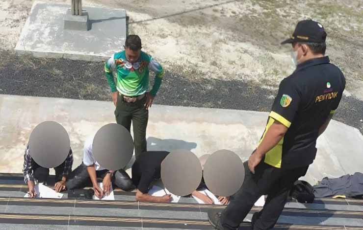 Asik Main Kartu, 9 Pelajar di Palangka Raya Diciduk Satpol PP