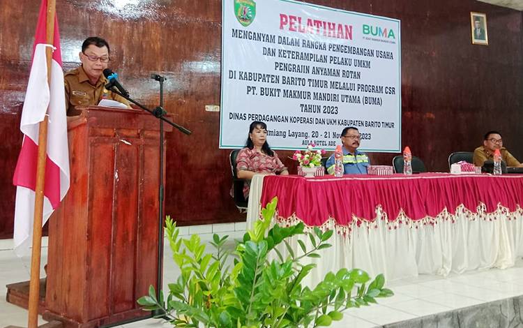 Puluhan Pengrajin Anyaman Rotan di Barito Timur Ikuti Pelatihan