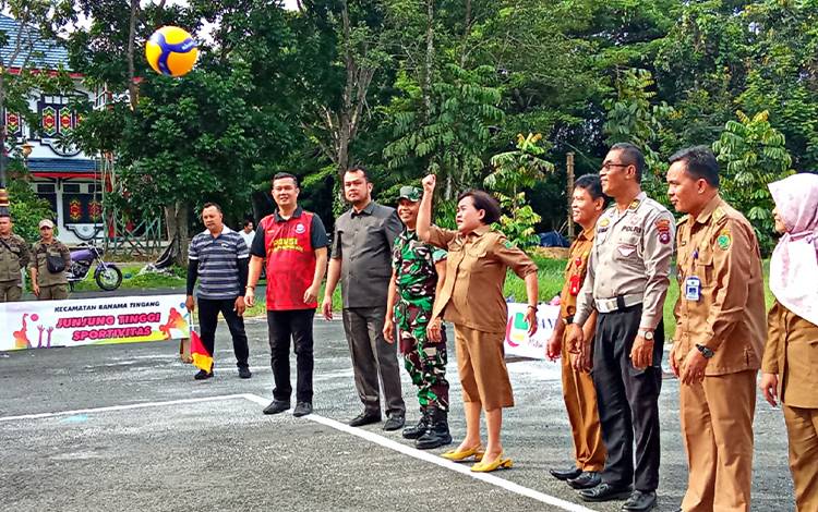 Turnamen Voli Bupati Cup 2023 di Pulang Pisau Sarana Mencari Bibit Atlet