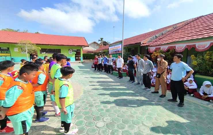 Berbagai lomba diadakan dalam rangka milad Madrasah Ibtidaiyah Negeri atau MIN 5 Kota Palangka Raya yang genap berusia 28 tahun pada 25 November 2023.(FOTO: TESTI PRISCILLA)