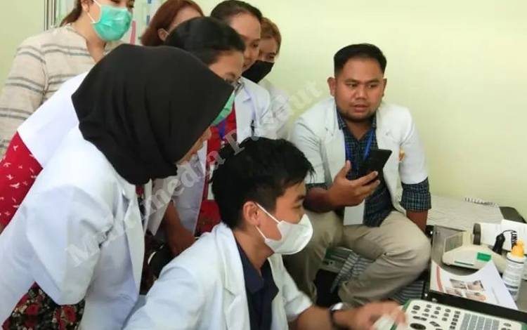 Puskesmas Pahandut Jadi Tempat Pelatihan Pemeriksaan USG dan ANC Gratis bagi Dokter Puskesmas Angkatan 2