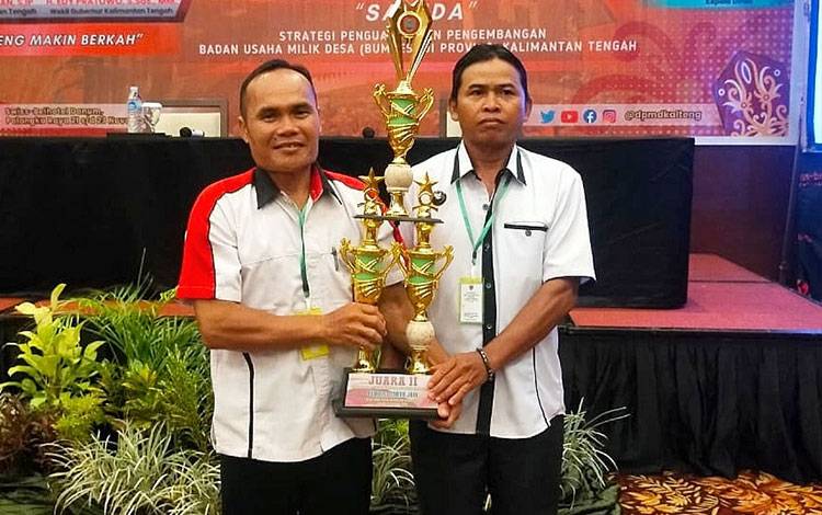 BUMDes Tewah Jari dari Barito Timur Juara II Lomba BUMDes se-Kalteng