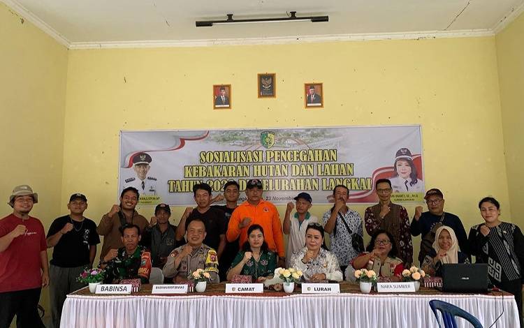 BPBD Palangka Raya Sosialisasikan Pencegahan Karhutla di Kelurahan Langkai