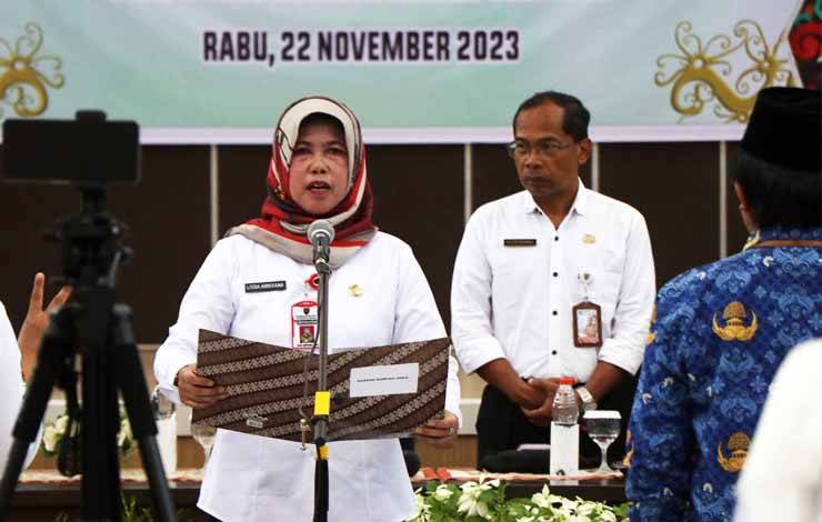 BKD Kalteng Lantik 149 Pejabat Fungsional?RSUD Doris Sylvanus