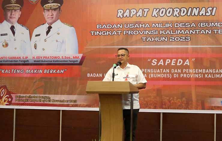 DPMD Kalteng Dorong Penguatan BUMDes
