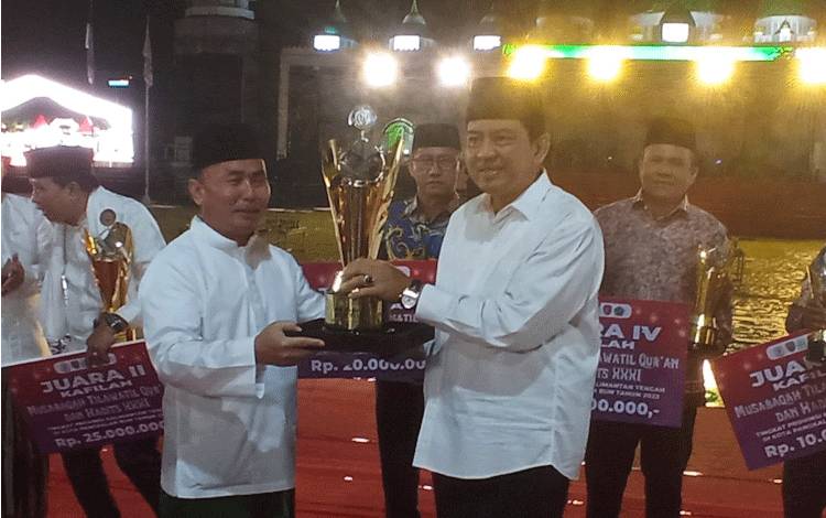 Penutupan MTQH ke 31 Kalteng, Kobar Juara Umum