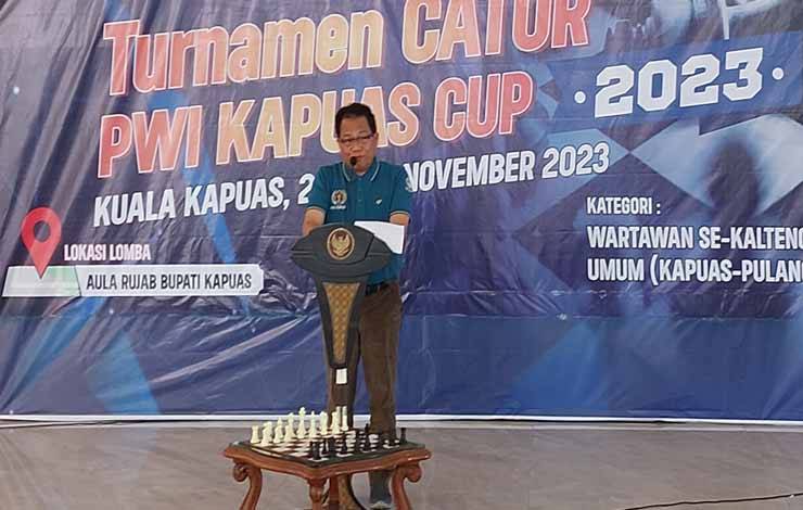 Turnamen Catur PWI Kapuas Cup Diharapkan Bisa Jadi Agenda Tahunan