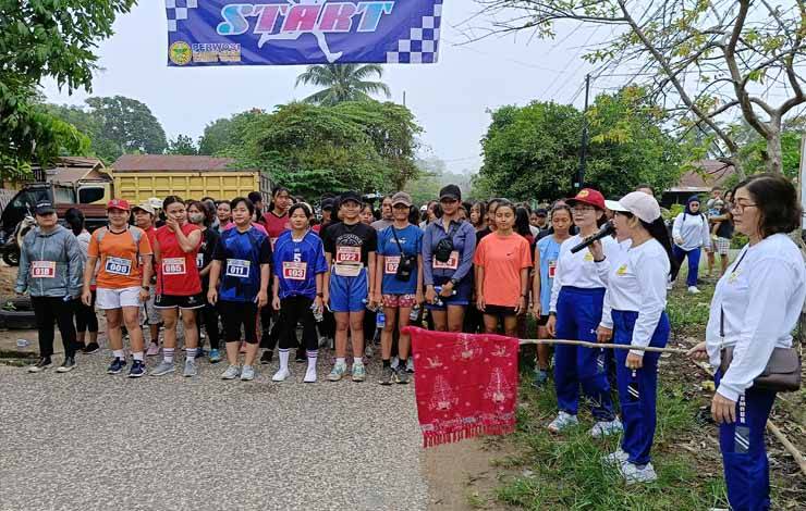 Perwosi Barito Timur Adakan Lomba Lari 3.000 Meter