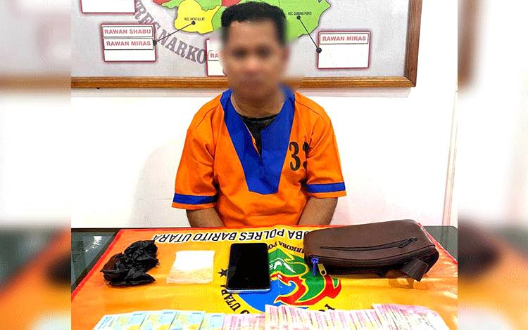 Miliki 25,03 Gram Sabu, Amat Terong Ditangkap Satresnarkoba Polres Barito Utara